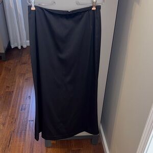 JS Collections. Elegant Full Length Black Maxi Skirt, size 8